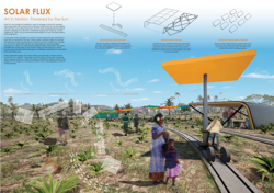 Solar Flux: Art in Motion Powered by the Wind