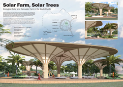 Solar Farm, Solar Trees: Ecological Solar and Rainwater Farm in the South Pacific
