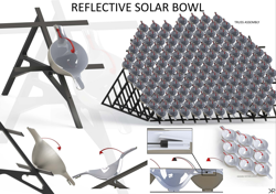 Reflective Solar Bowl Dunes